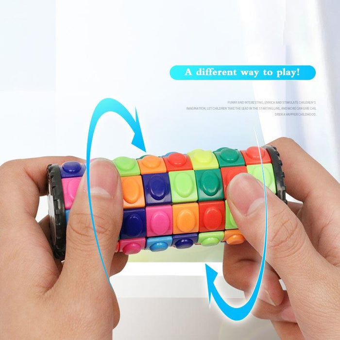 Rubik's cube stress reducer intelligence fingertip toy