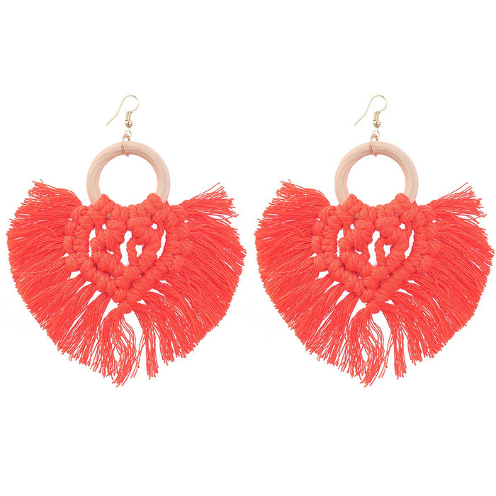 Women's Bohemian Handmade Tassel Earrings