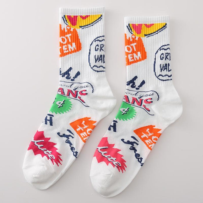 Cotton Hip-hop Men Socks