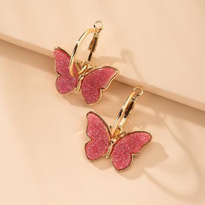 Fashion Simple Butterfly Earrings Women's Earrings