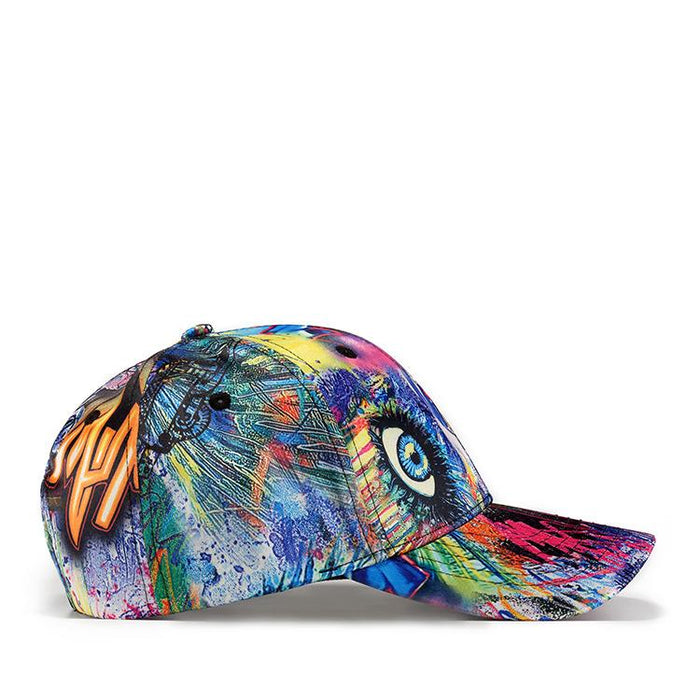 New Skull Abstract Graffiti Baseball Cap