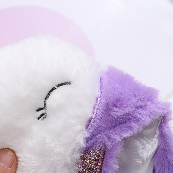 White Cloud Crown Fox Sleeping Shade Eye Mask