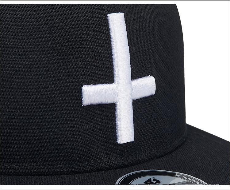New Street Versatile Cross Embroidered Baseball Cap