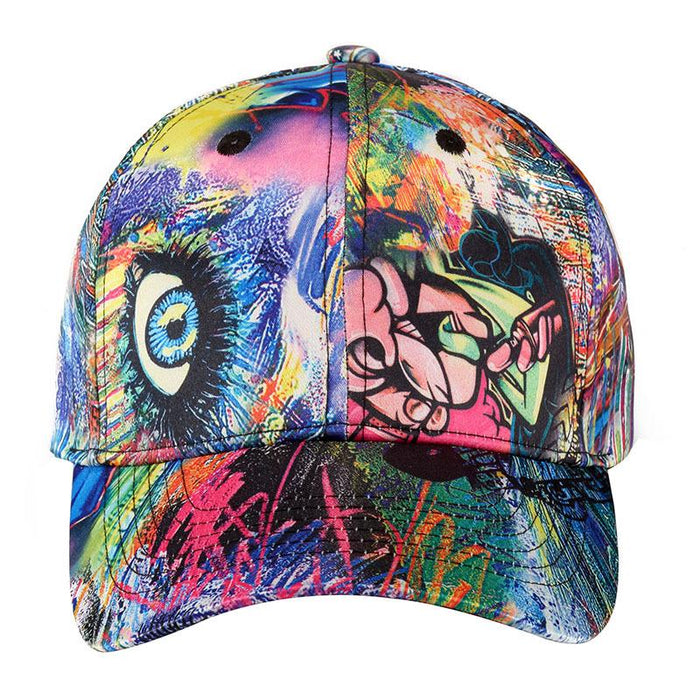 New Skull Abstract Graffiti Baseball Cap