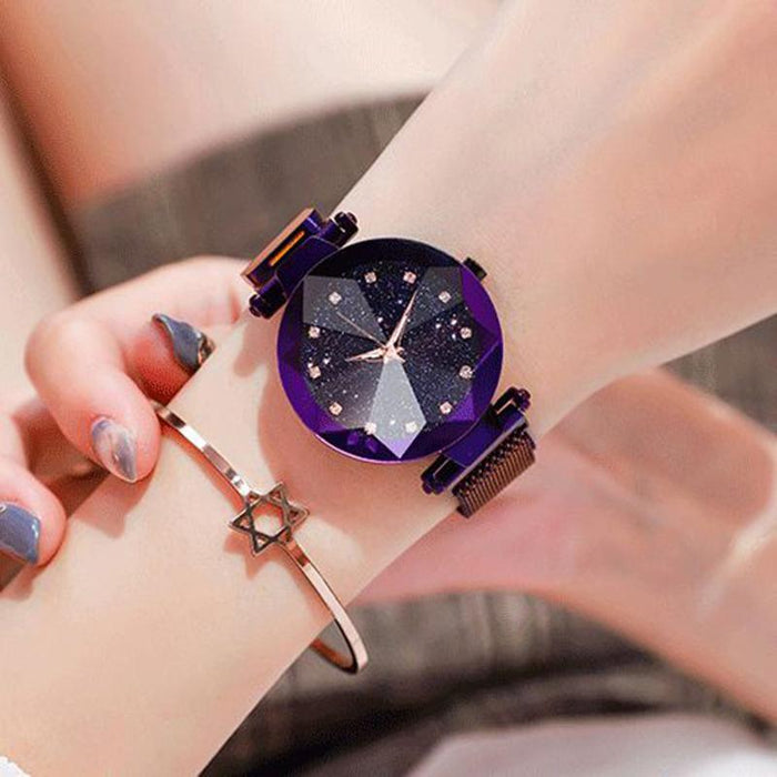 Starry Sky Quartz Women Wristwatch