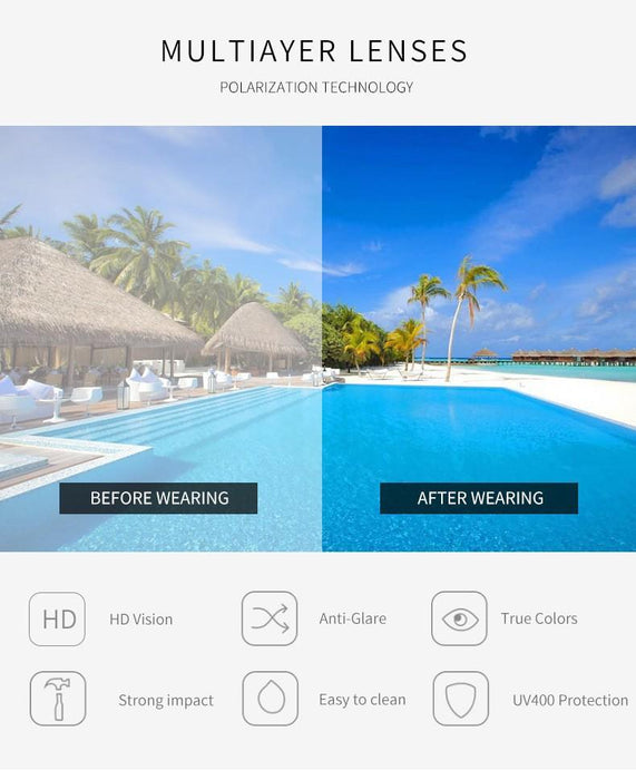 Box fashion sunglasses large frame sunglasses