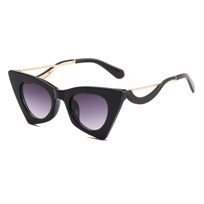 New cat's Eye Sunglasses damp Sunglasses UV protection