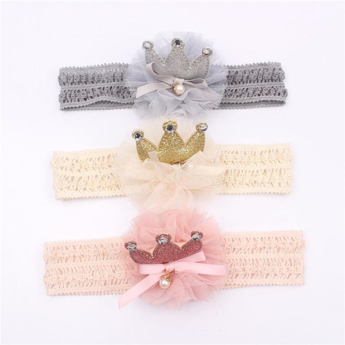 Baby's Crown Flower Headdress Hair Band