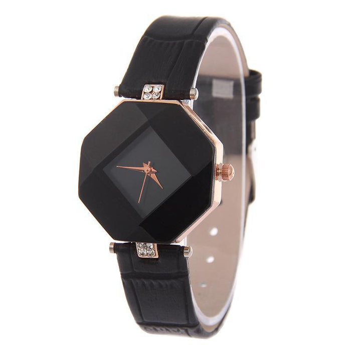 New Quartz Leather Watch Women Fashion Wristwatch
