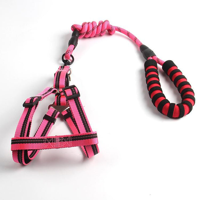 Reflective dog chain dog rope dog chest strap