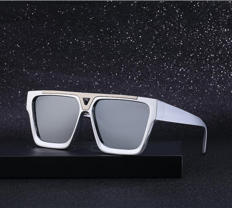 2022 New Box Sunglasses Punk Large Frame Sunglasses