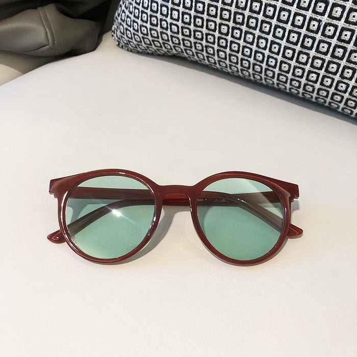 Retro Lovely Round Frame Children's Cartoon Sunglasses