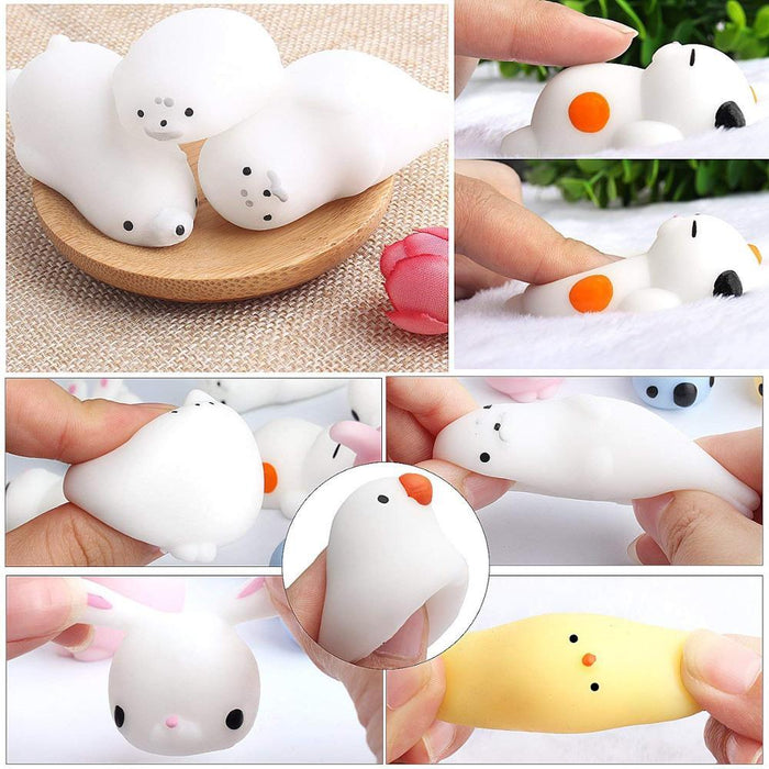 Kawaii Mochi Squishy Pack Animal Antistress Ball Squeeze Toys