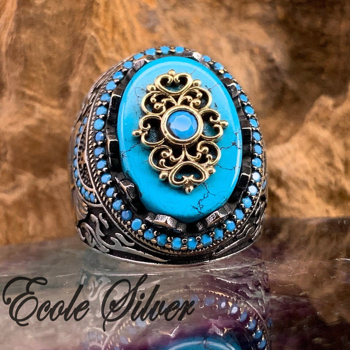 Male Embossed Ring Men's Jewelry