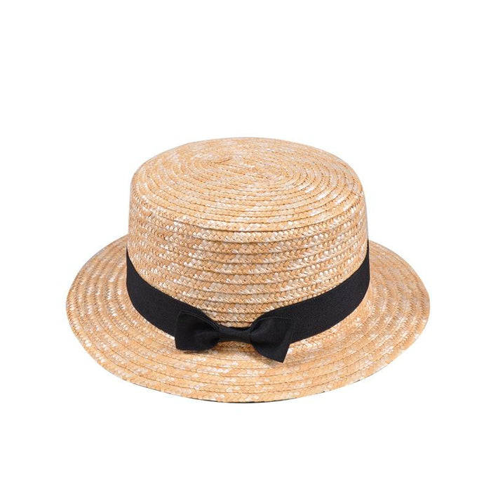 Summer Boys and Girls Bow Princess Beach Straw Hat