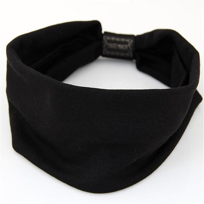 Cotton Wide Stretch Sport Yoga Headband