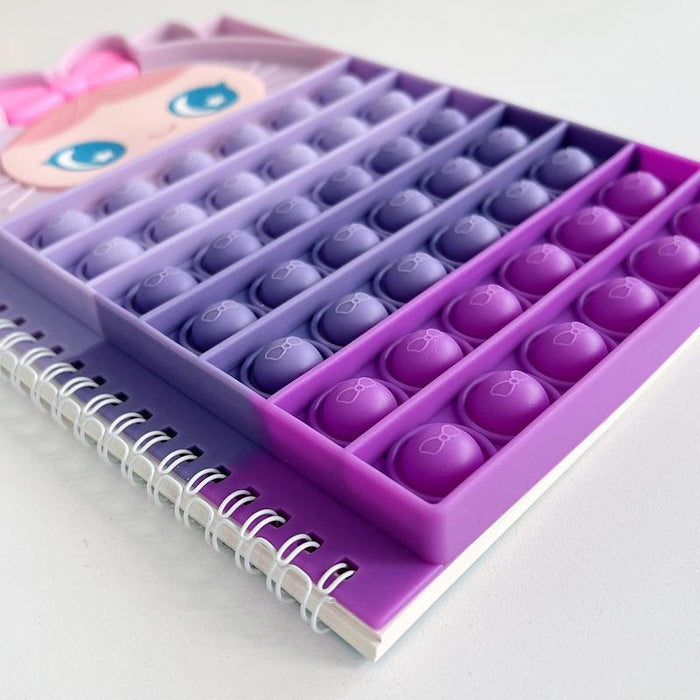 Notebook Coil This Silicone Bubble Decompression Press Toy