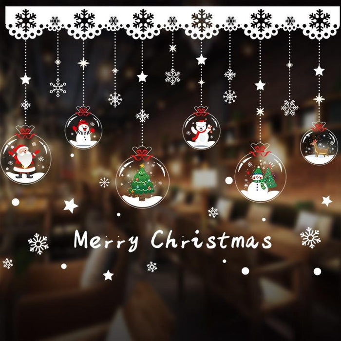 2022 Christmas Window Stickers