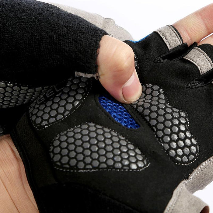 Anti Slip Shock Breathable Half Finger Gloves
