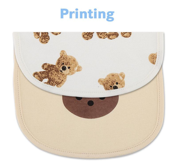 Baby Bib Waterproof Drool Pocket Cotton Drool Towel