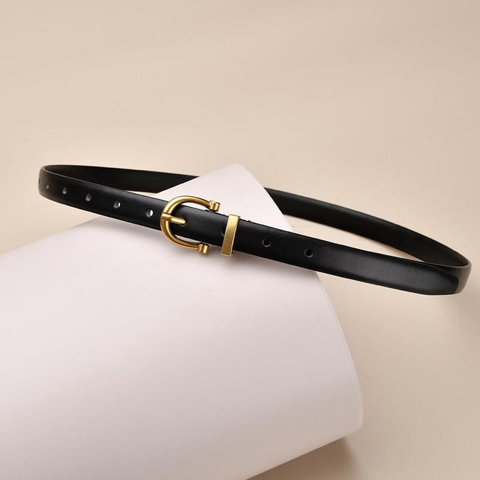 Simple Fashion Thin Belt Jeans Belt