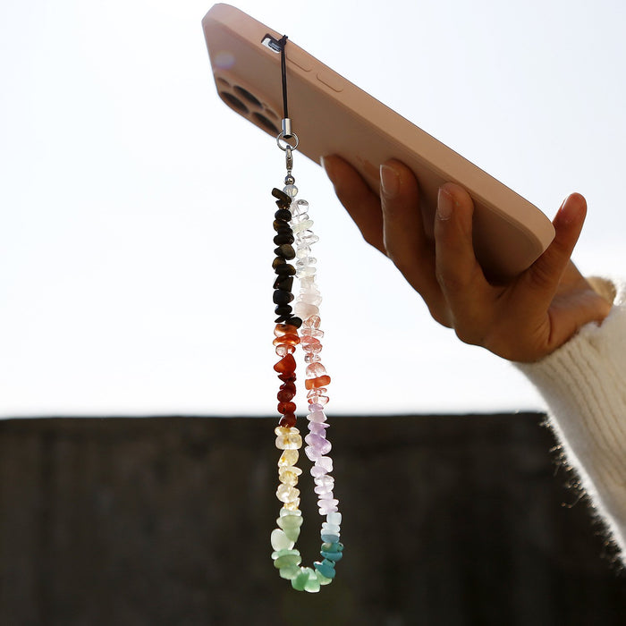 Beaded Mobile Phone Chain Pendant Gravel Mobile Phone Pendant