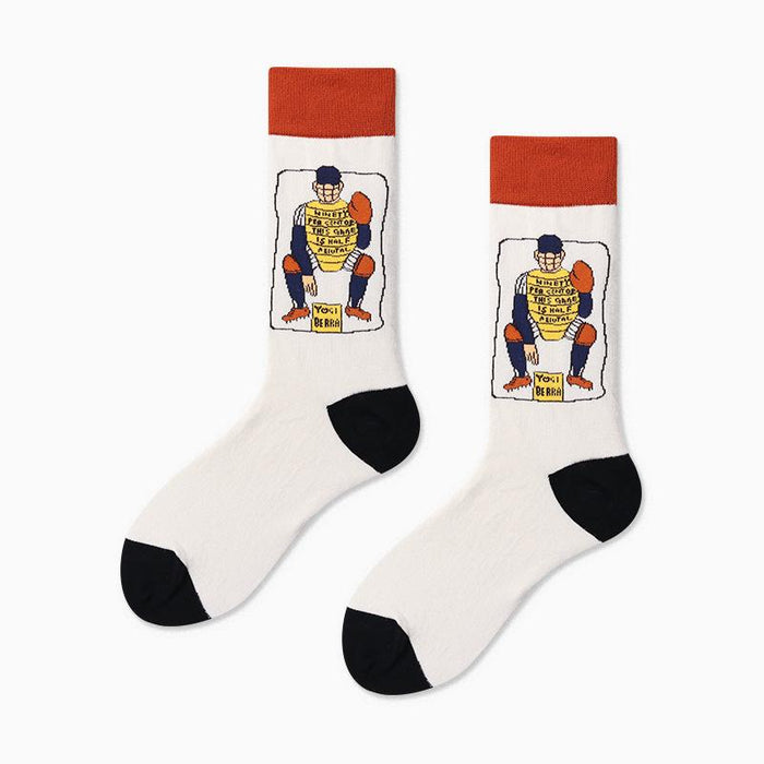 Outdoor Skateboard Sox Winter Creative Abstract Funny Socks