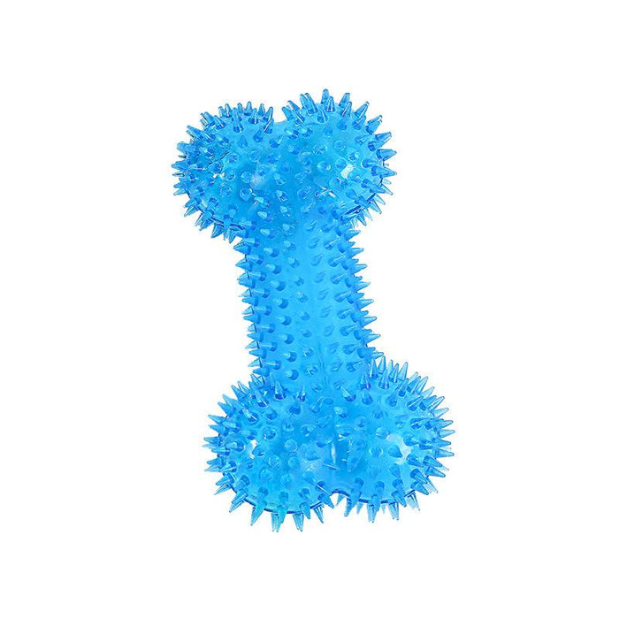 Pet Dog Toys Chewing Rubber Toys Fun Biting Bone Shapes