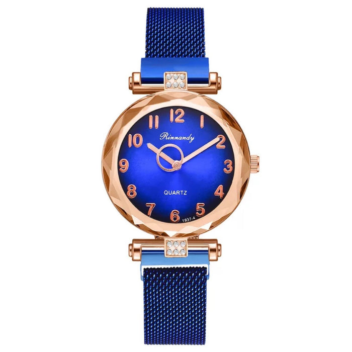 Simple Alloy Mesh Belt Women's Quartz Watch Llz22222