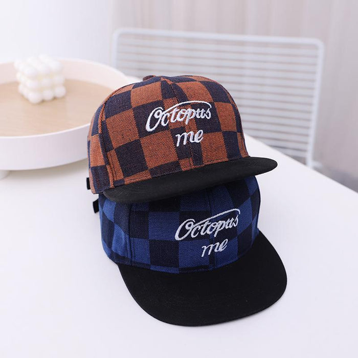 Summer Thin Sun Protection Adjustable Flat Brim Children's Cap