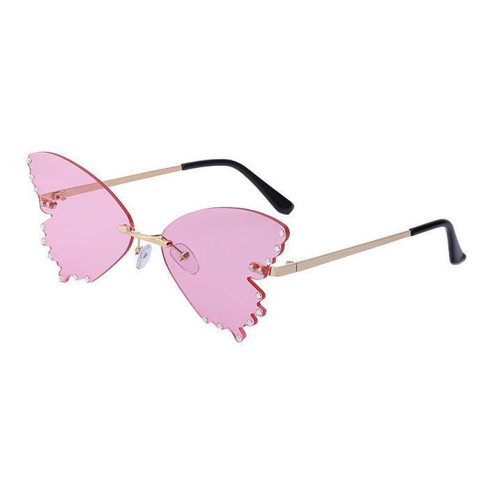 Women's Cool Butterfly Sunglasses With Rhinestone