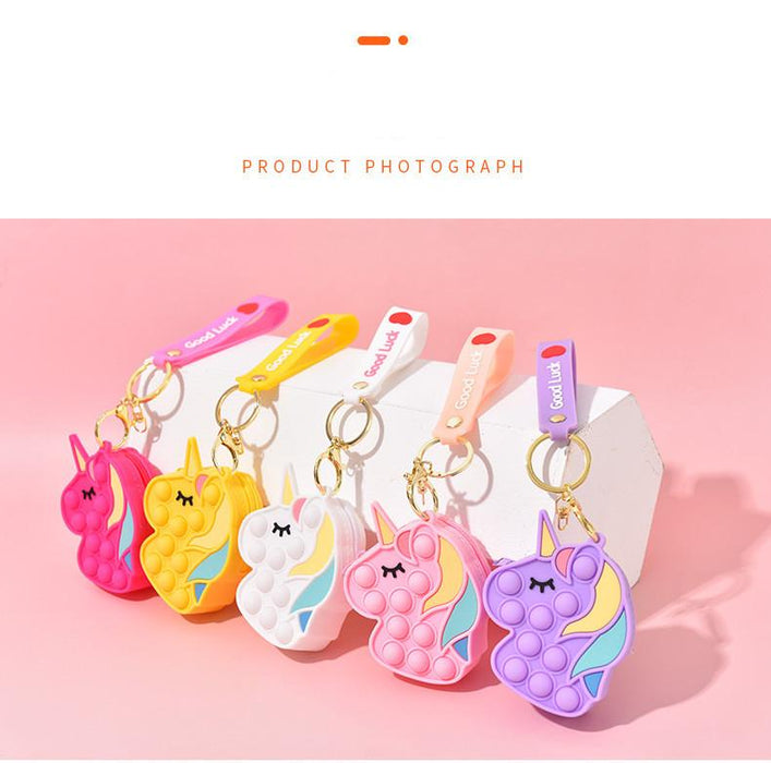 Pressure Squeeze Silicone Unicorn Toy