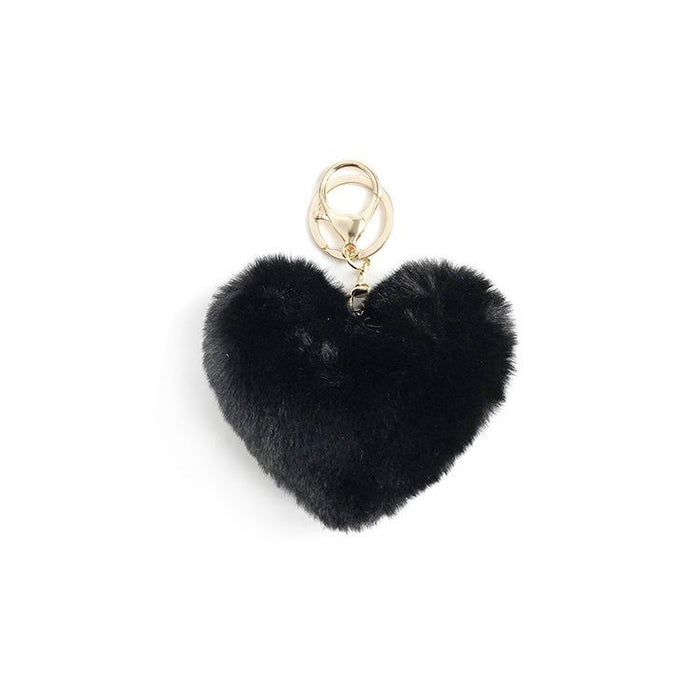 Love Wool Ball Metal Key Chain Car Pendant Women's Bag Pendant