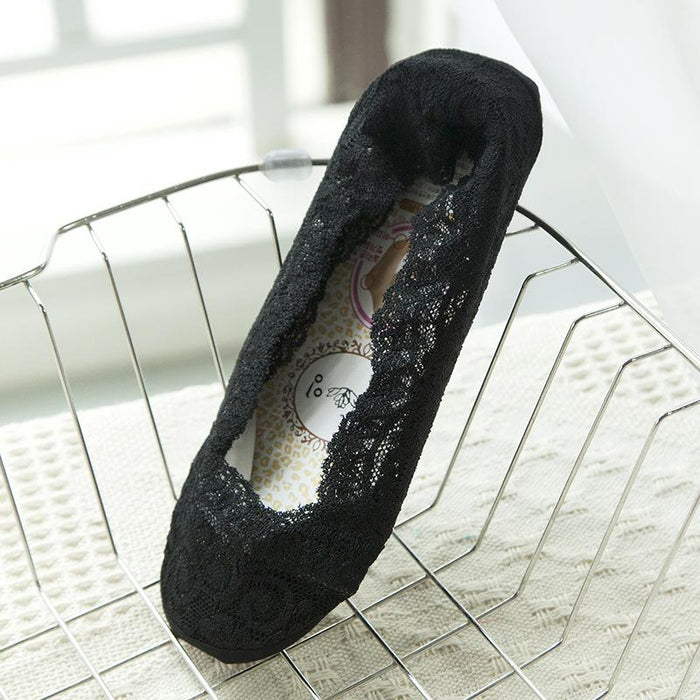 New Lace Invisible Socks Leisure Women's Boat Socks