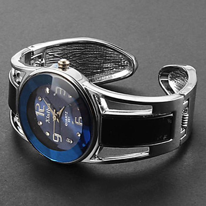Women Watch Stainless Steel Quartz Wristwatch