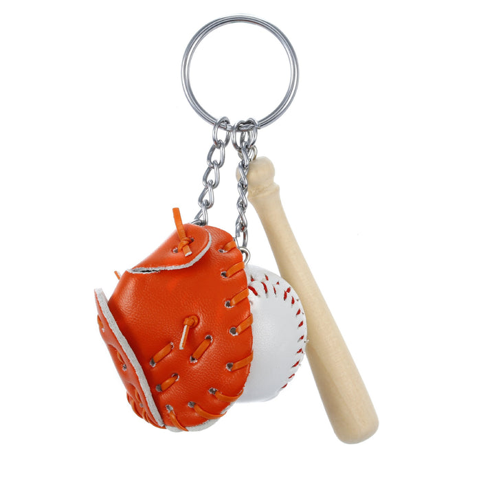 Creative Baseball Key Chain Souvenir Backpack Pendant