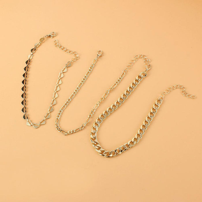 Fashionable and Simple Personalized Alloy Foot Chain Multi-layer Gold Foot Decoration