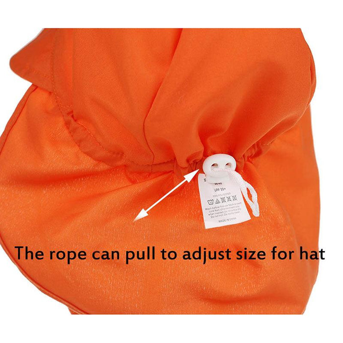 3 Months To 5 Years Kids Wide Brim Beach UV Protection Caps