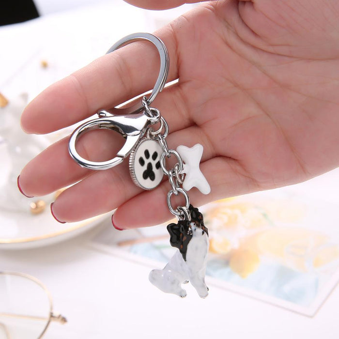 Creative Three-dimensional Pet Dog Keychain Accessories