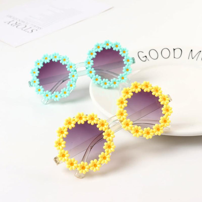 Children's Sunglasses small flower beach glasses