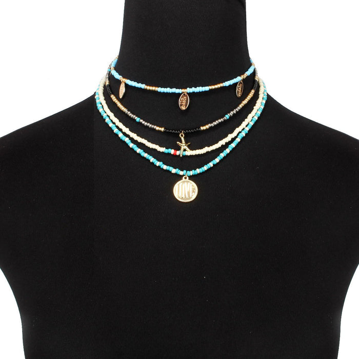 Women's Jewelry Bohemian Multi-layer Personalized Sweater Chain Necklace
