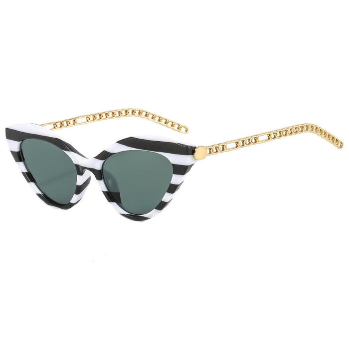 Cat's eye chain Sunglasses