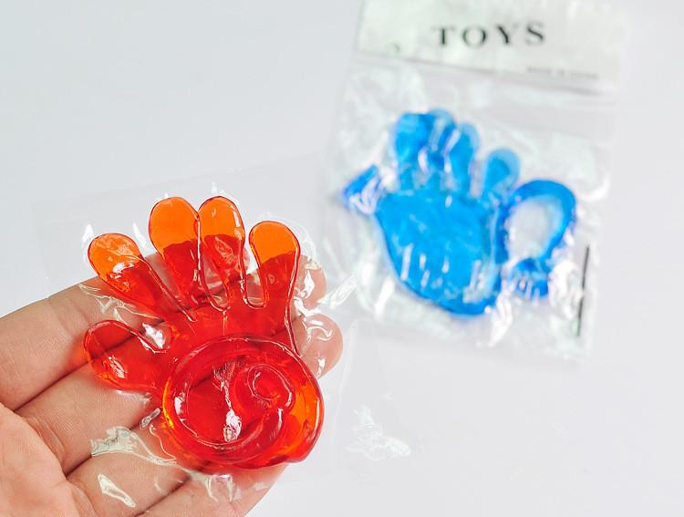 10Pcs Elastically stretchable sticky palm Climbing Tricky hands toys