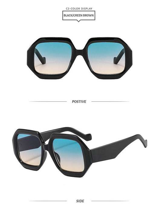 Irregular Sunglasses gradient