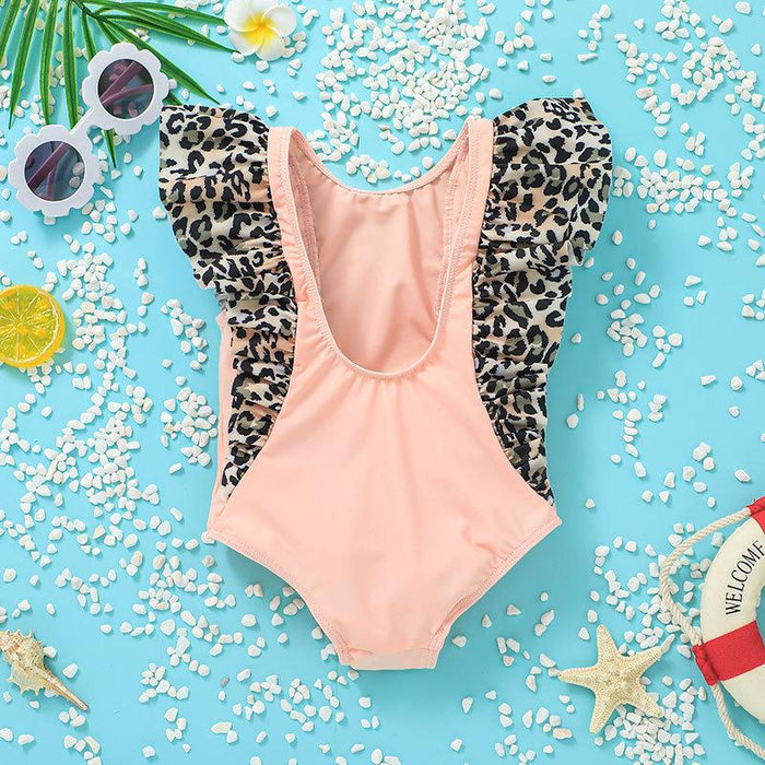Summer Baby Girl Leopard Print Lovely Swimsuit