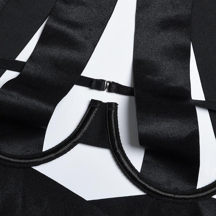 Summer Sexy Women's Hollow Lingerie Halter Bodysuit