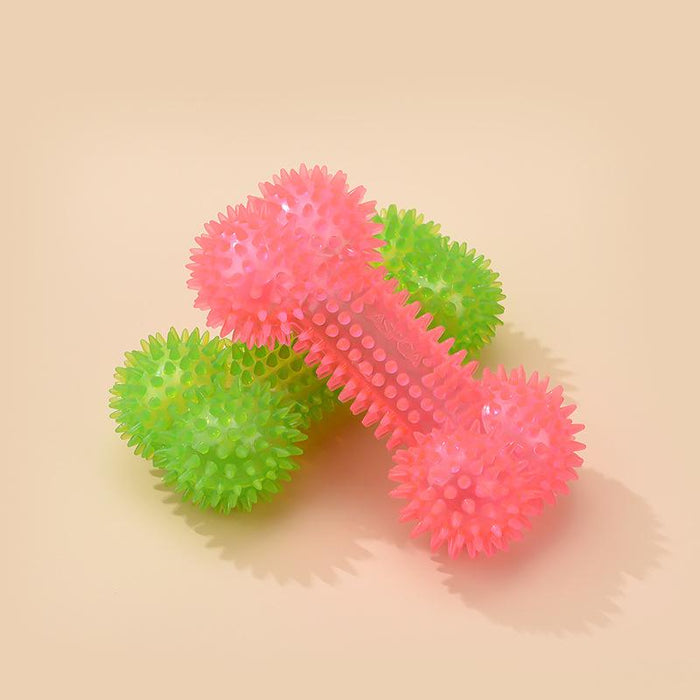 Pet Dog Toys Chewing Rubber Toys Fun Biting Bone Shapes