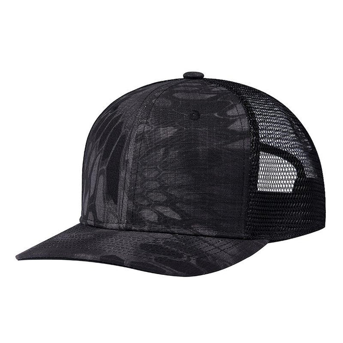 New Summer Camouflage Truck NET Hat Outdoor Black Baseball Cap