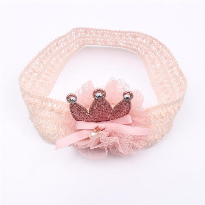 Baby's Crown Flower Headdress Hair Band