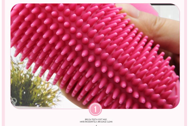 Soft Rubber Dog Brush Comb Cat Bath Brush Rubber Gloves